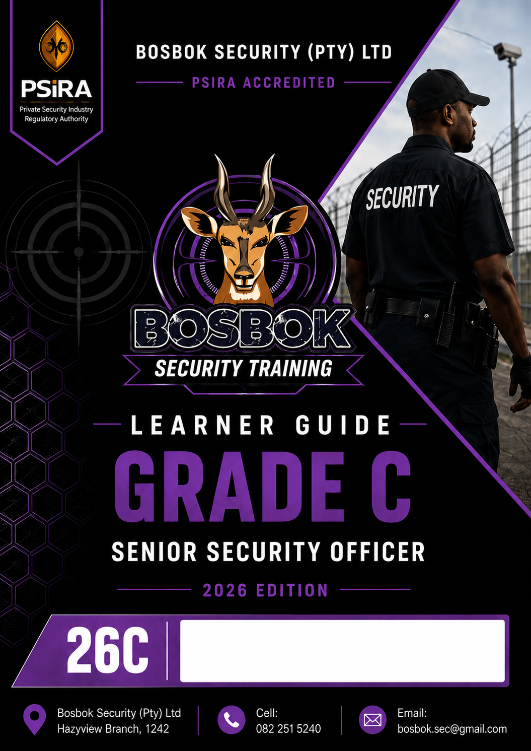 Grade C learner guide front page